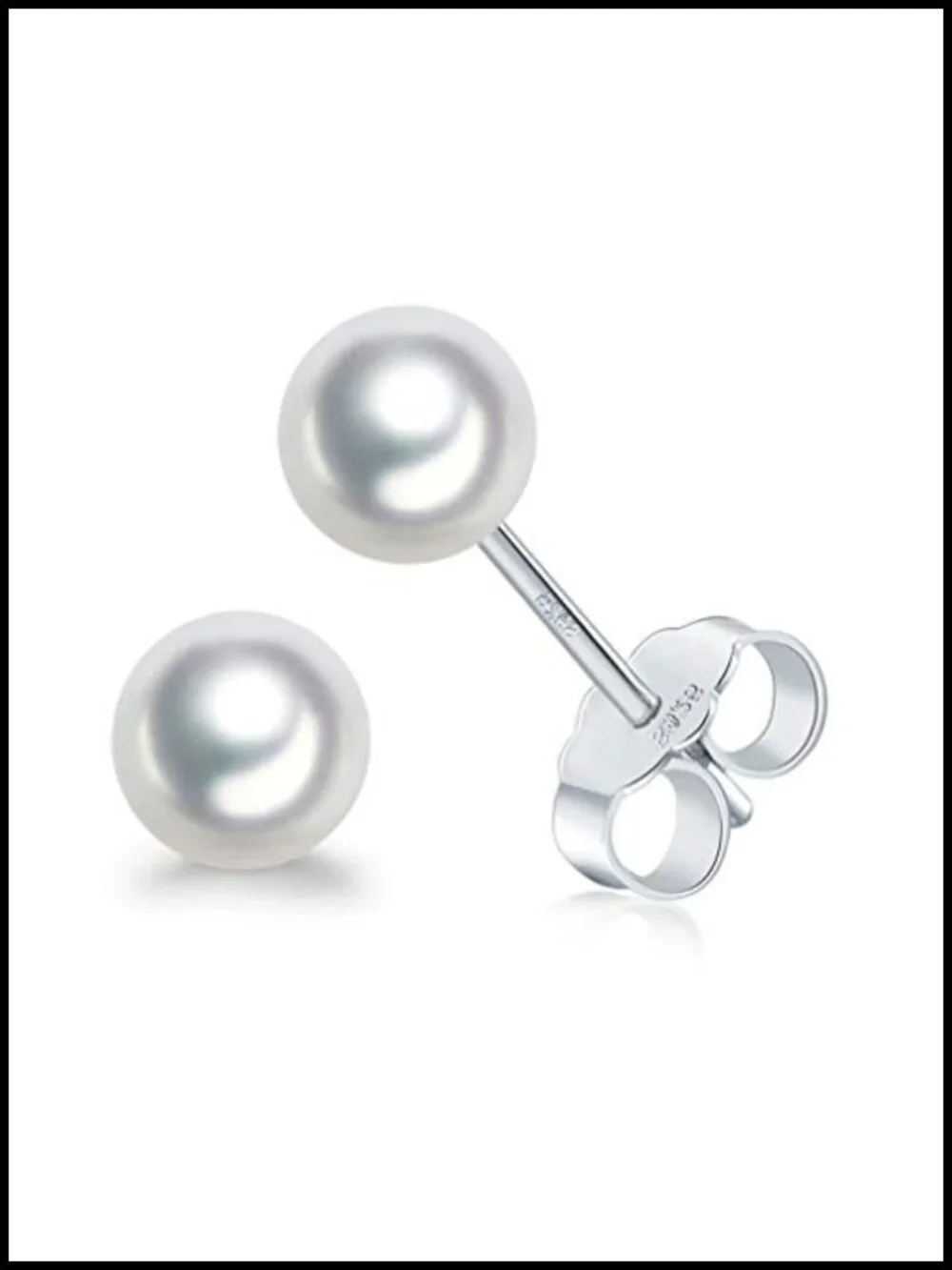 Sterling Silver Hoop and Stud Earrings Set for Women Men, 925, Hypoallergenic